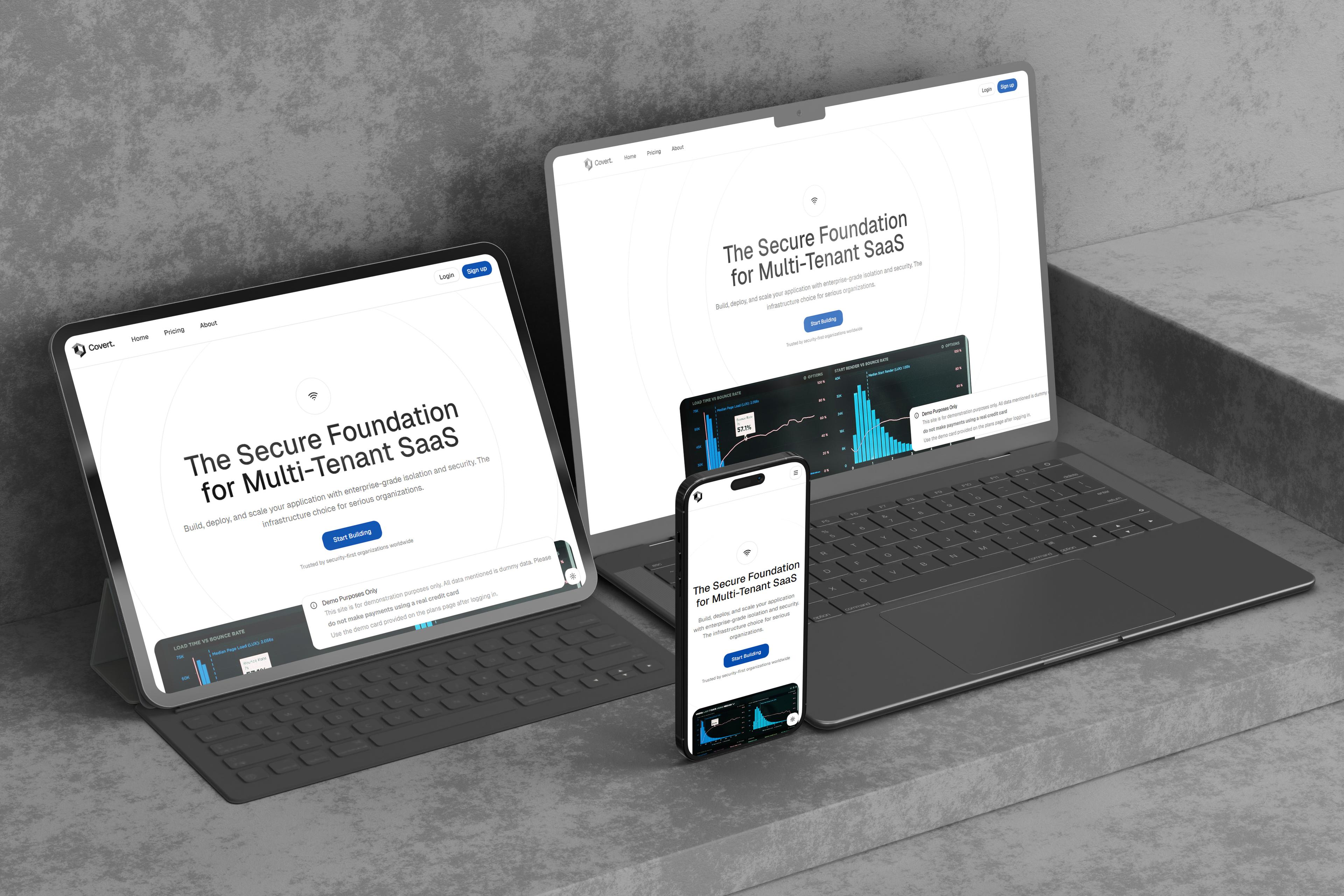 Covert SaaS & Multi-Tenant Engine preview